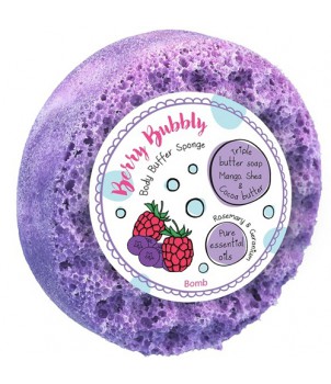 Berry Bubbly Body Buffer Shower Sponge